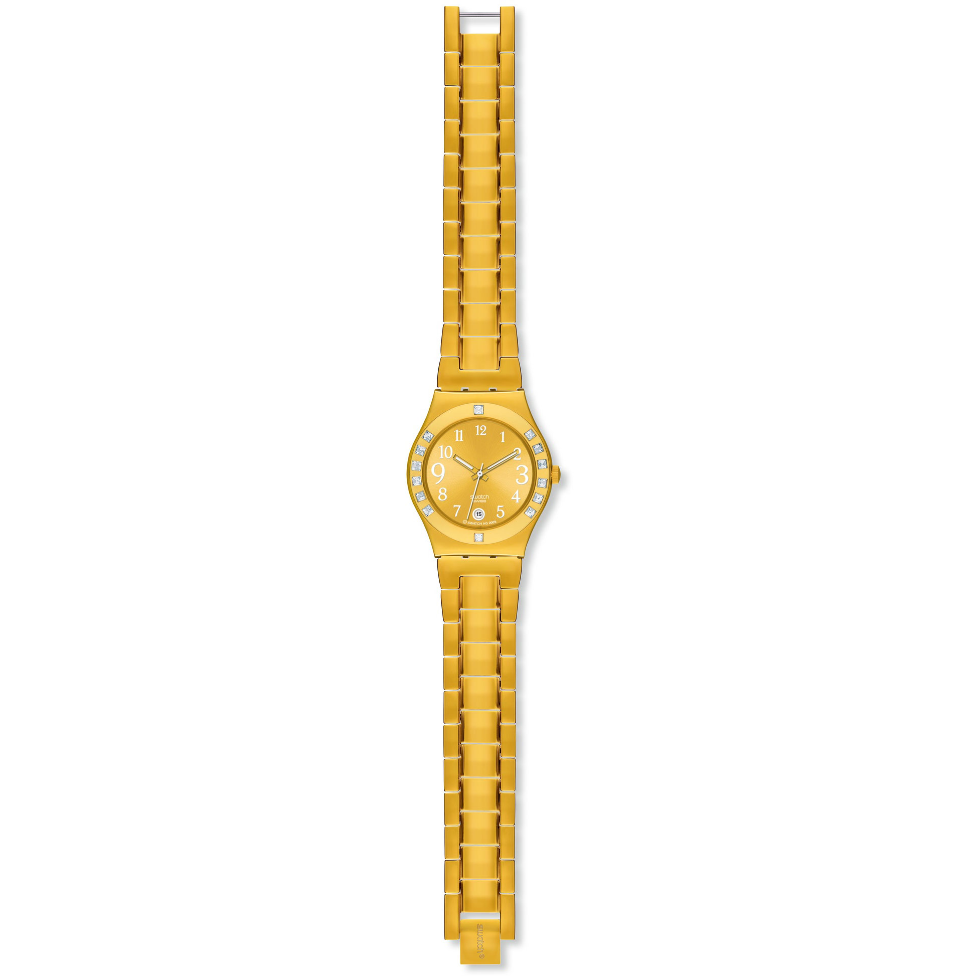 Swatch Irony Medium Fancy Me Gold Watch YLG404G