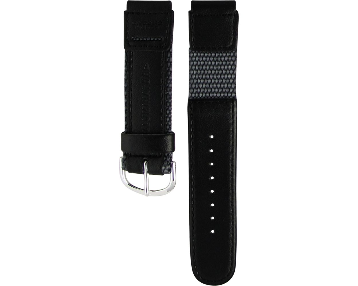 Casio Fabric Leather Black Original Watch Strap 10012370