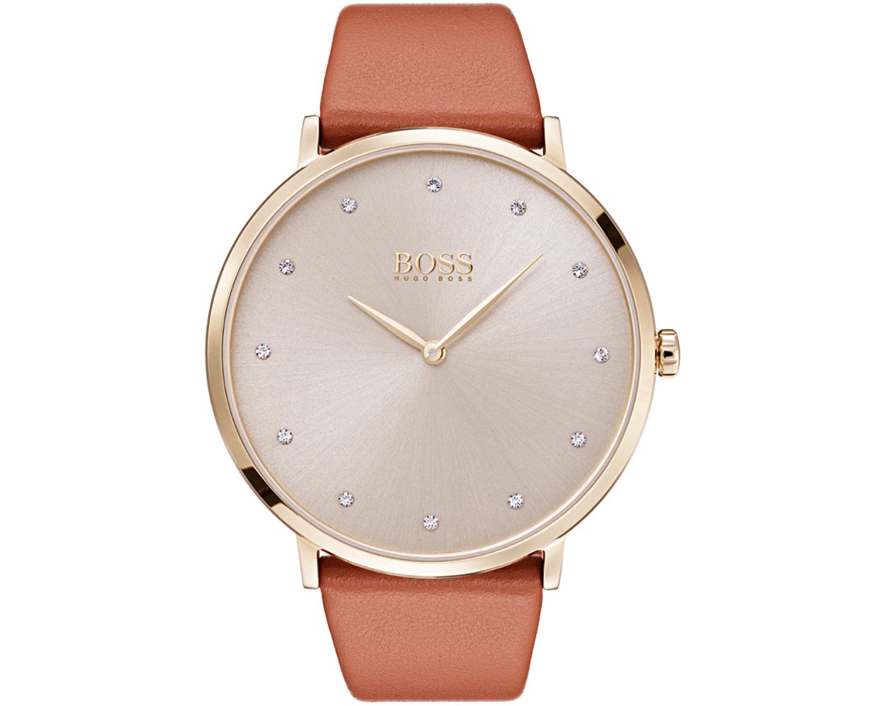 Hugo boss jillian rose gold watch outlet
