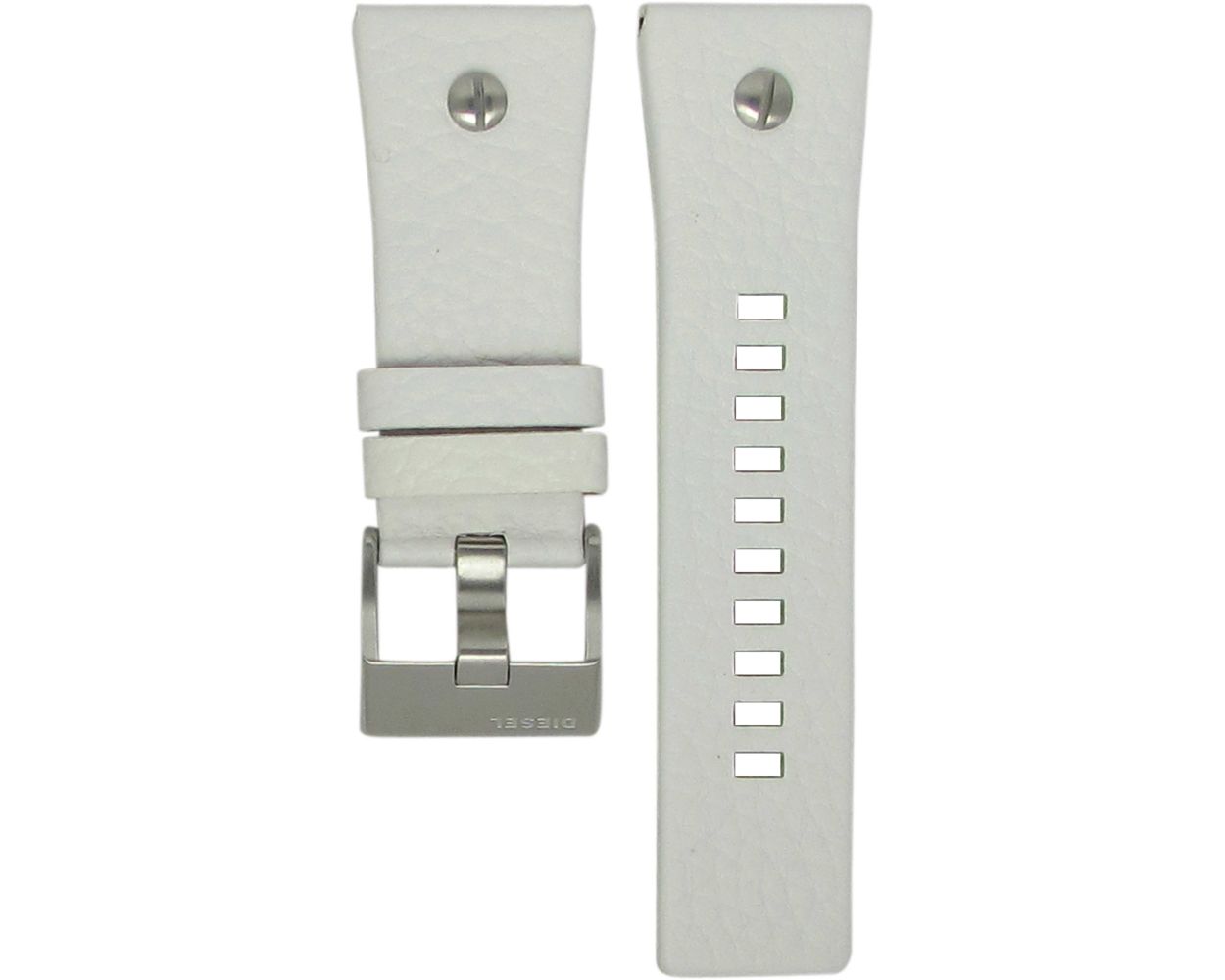 Diesel Leather White Original Watch Strap DZ7194