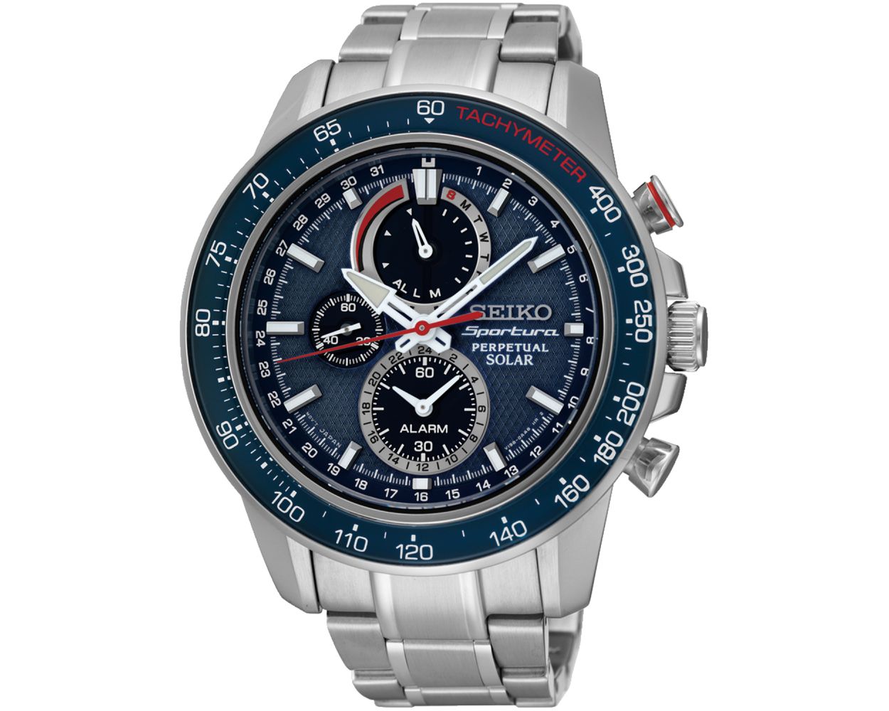 Seiko sportura outlet solar chronograph