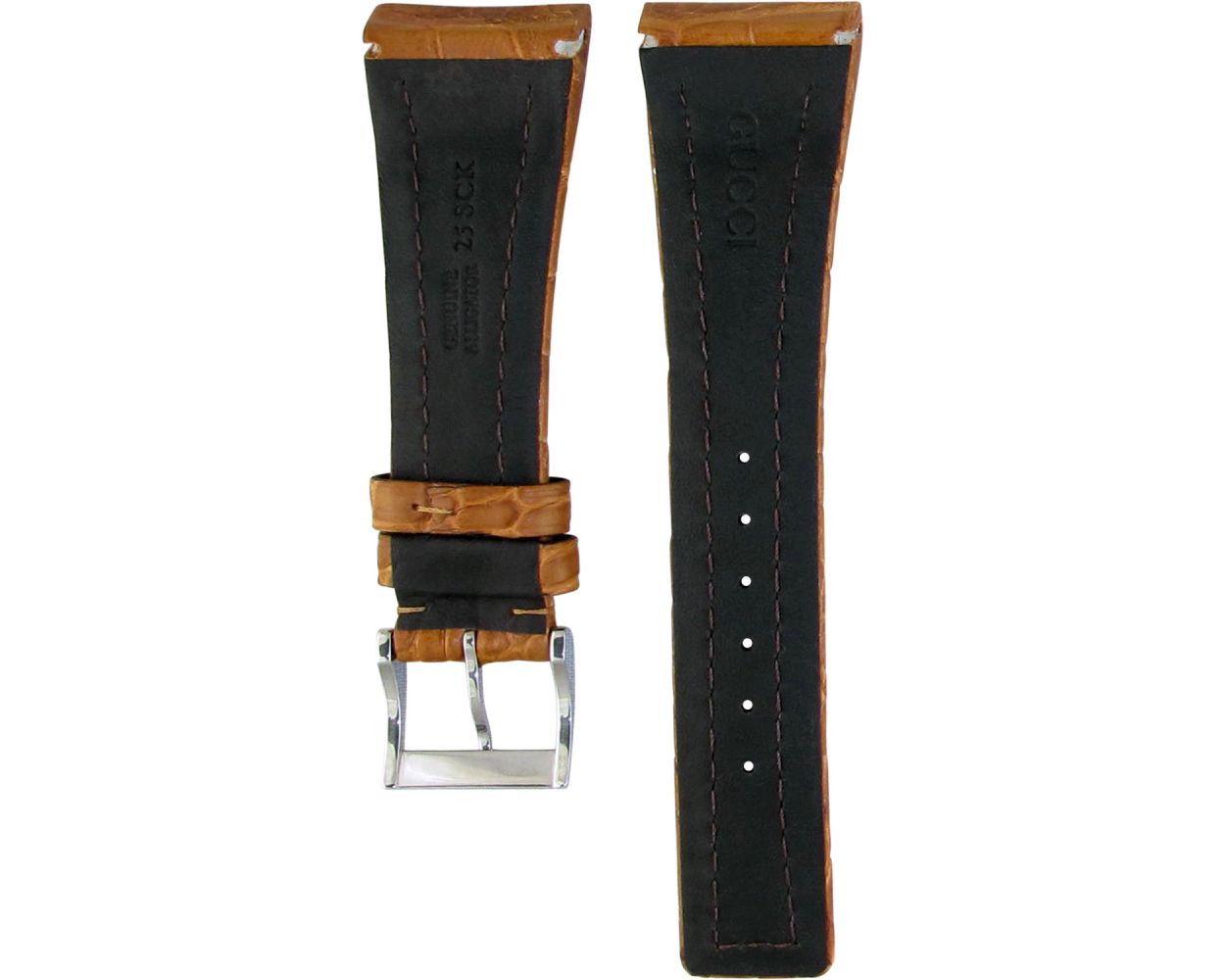 Gucci 8600M Leather Tan Original Watch Strap YDA15030