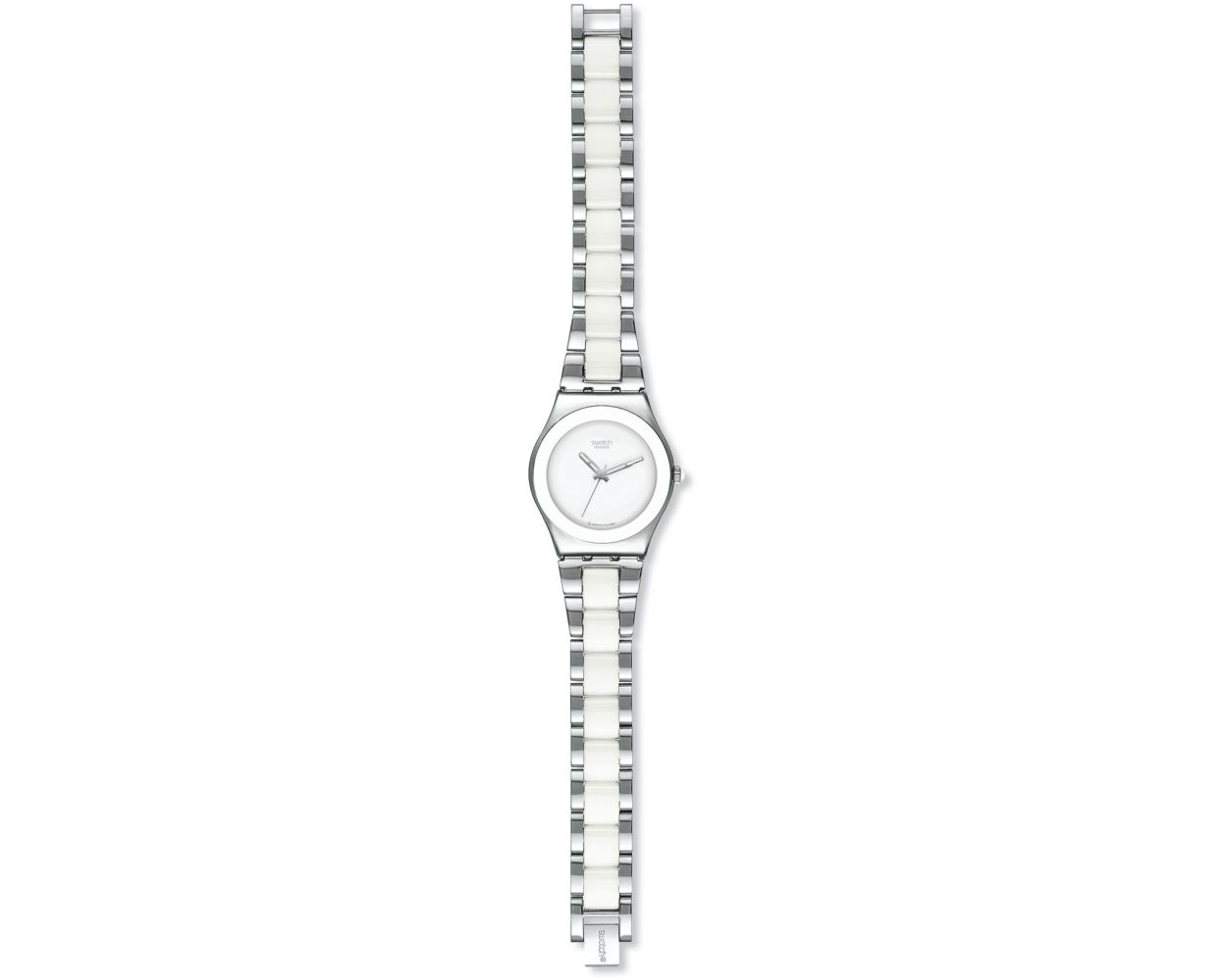 Swatch Irony Medium Tresor Blanc Ladies Watch YLS141GC