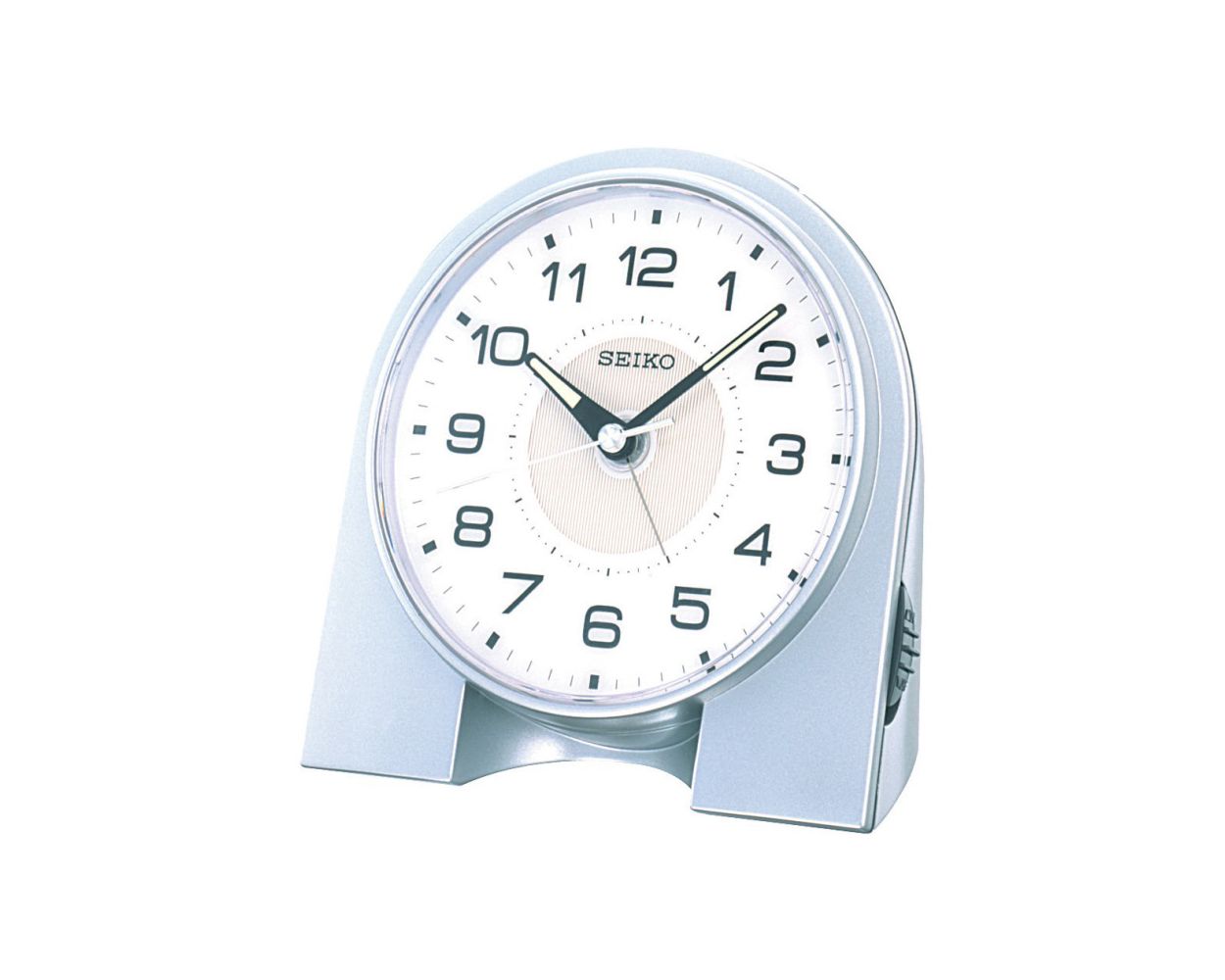 Seiko Electro-luminous Dial with Quiet Sweep Second Hand Bedside Beep Alarm  Clock QHE031S
