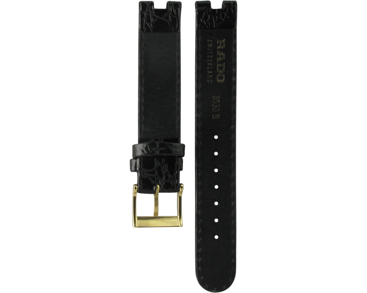 Rado watch leather strap top
