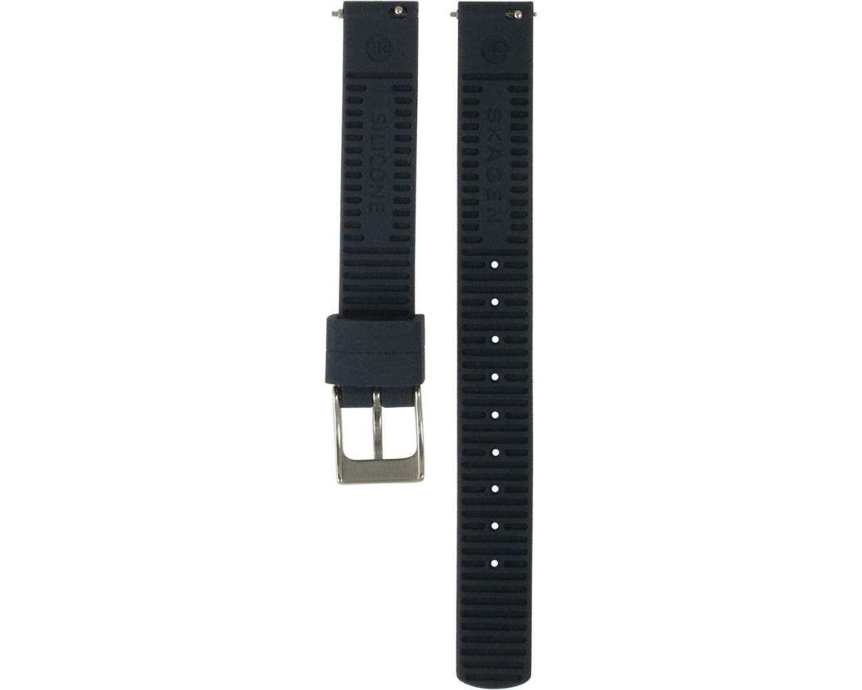 Skagen 12mm Rubber Blue Original Watch Strap SSKW2497