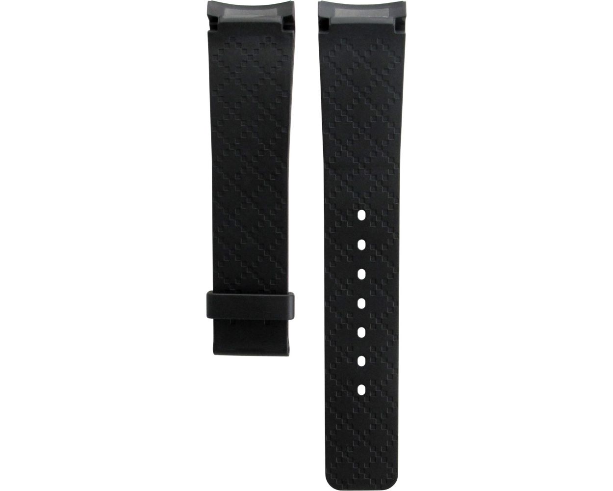 Gucci rubber black watch strap outlet