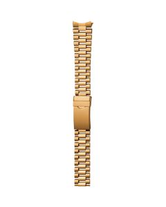 Watch Strap 22mm Stainless Steel - Quick Release (Gold