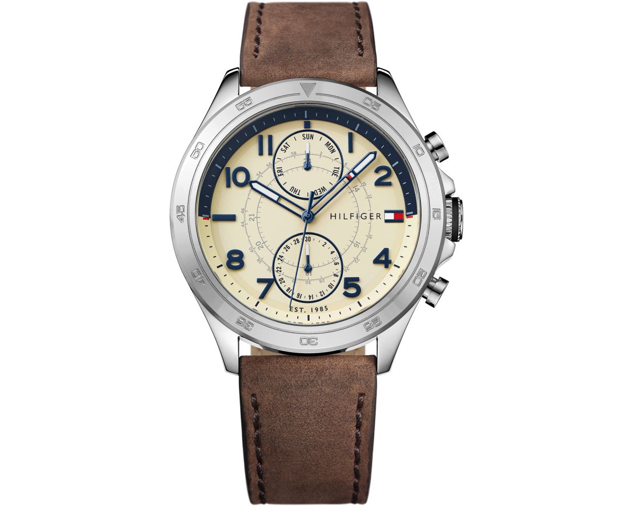 Tommy Hilfiger Hudson Mens Leather Watch 1791344