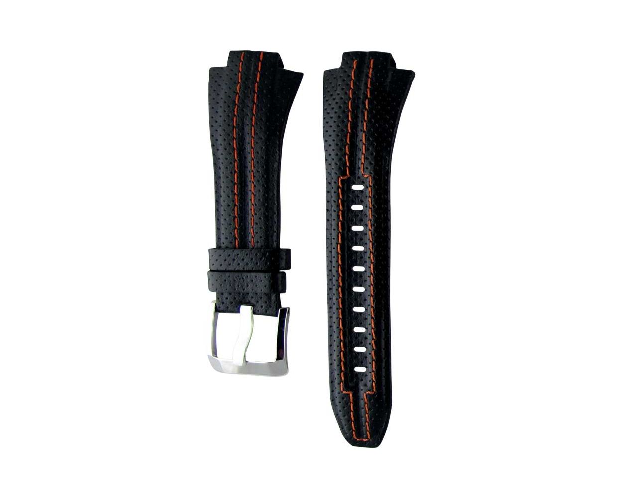Seiko Leather Black Original Watch Strap SNA633P1, SNA451P1