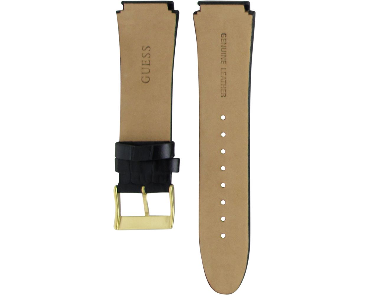 Guess Leather Black Original Watch Strap W0040 W0040