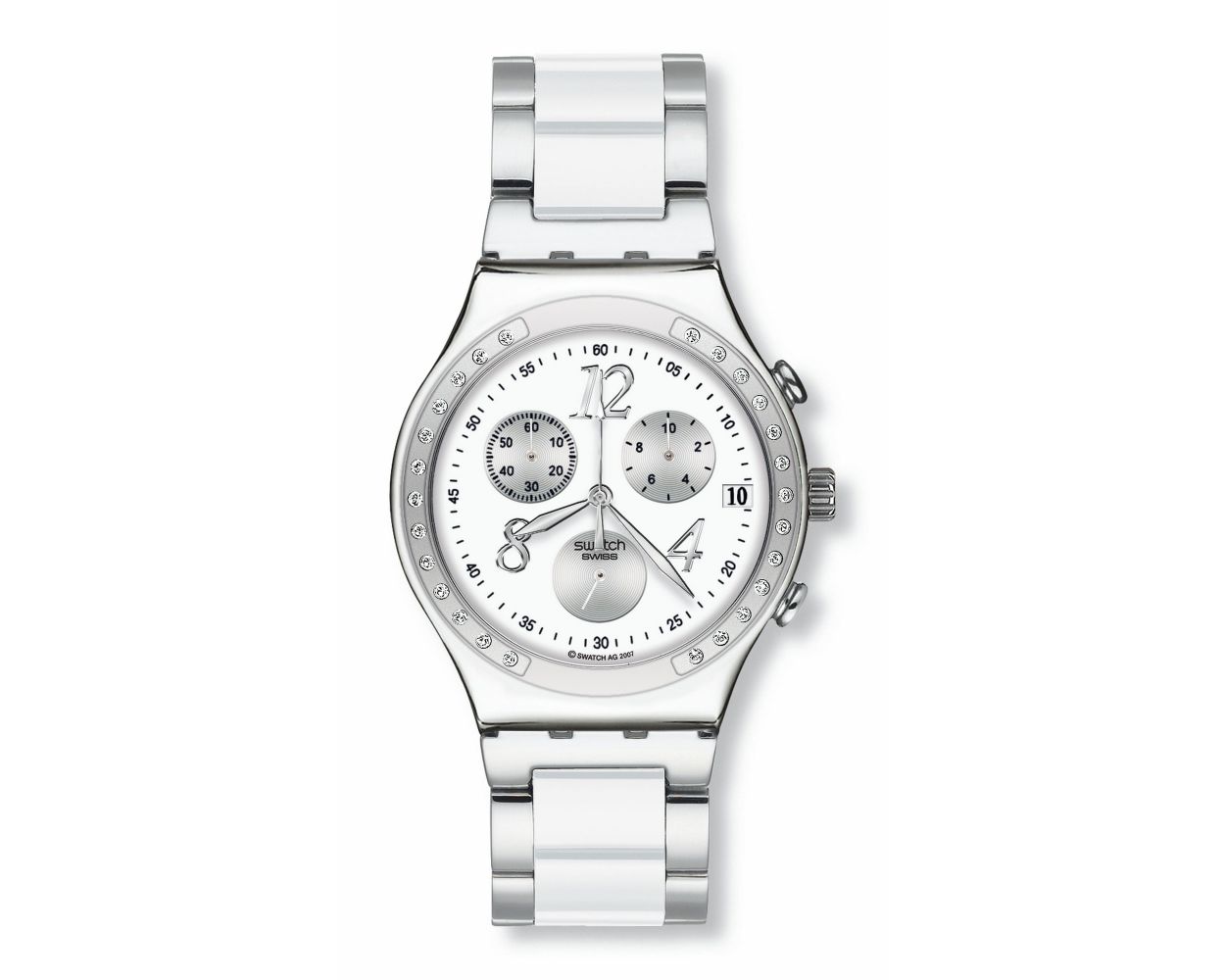 Swatch Irony Chrono Dreamwhite Watch YCS511G