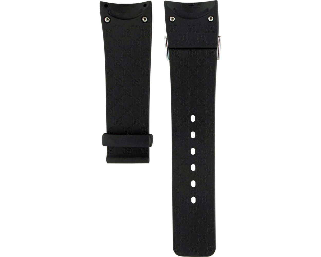 Gucci Rubber Black Original Watch Strap YDA16234, 114-4