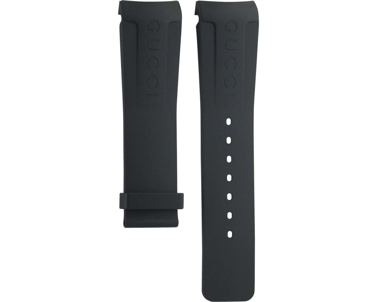 Gucci Rubber Black Original Watch Strap YDA16662