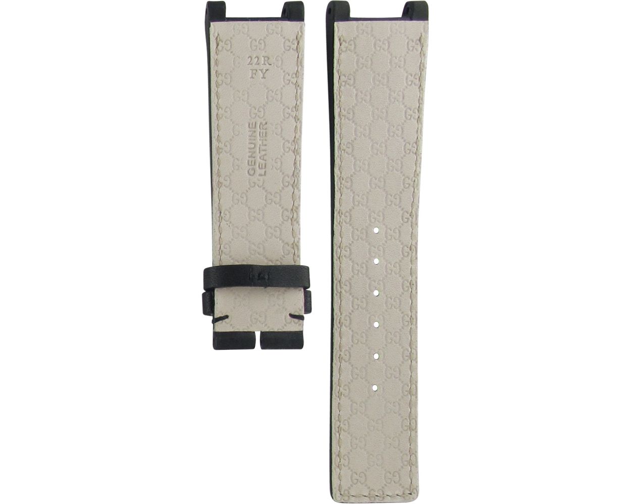 Gucci Leather Black Original Watch Strap YDA33359