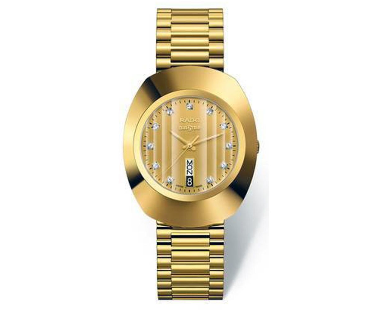 Rado Stainless Steel Gold Original Watch Bracelet 01780