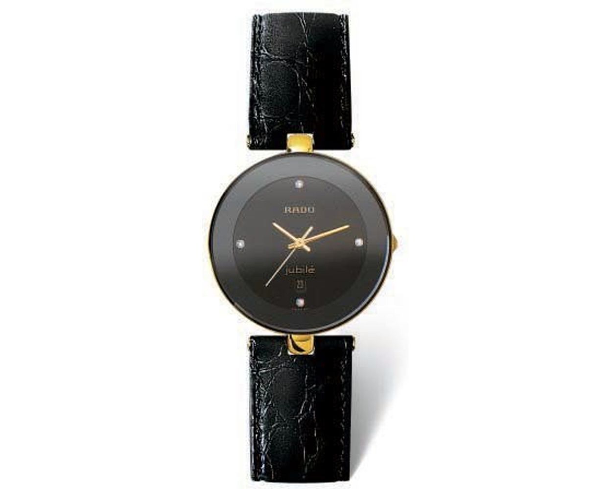 Rado Leather Black Original Watch Strap 08714