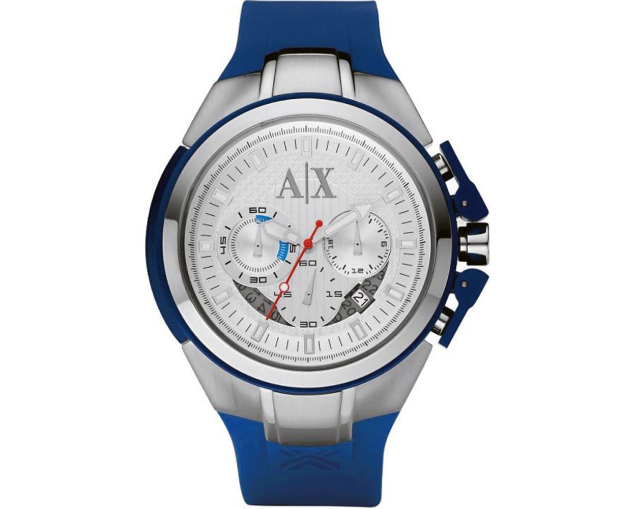 Armani Exchange Silicone Blue Original Watch Strap AX1041
