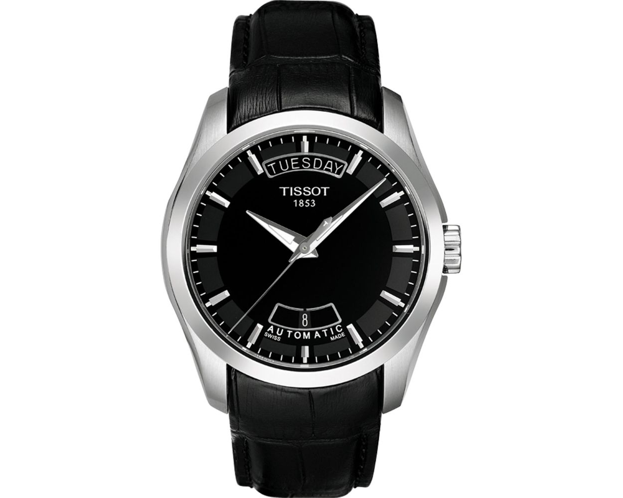 Tissot Couturier Leather Black Original Watch Strap T610028591