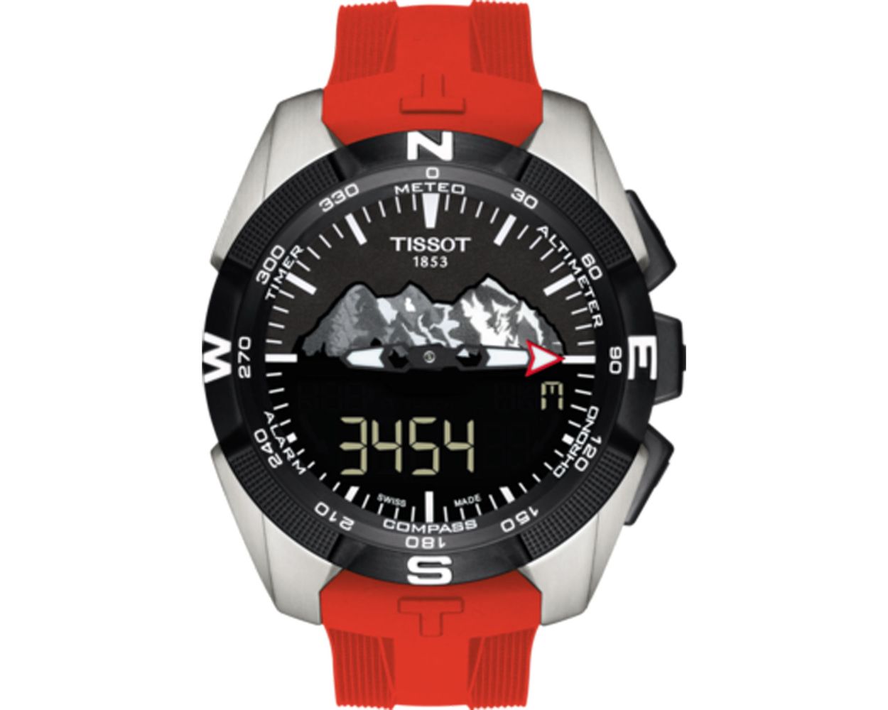 Tissot T-Touch Expert Solar Rubber Red Original Watch Strap T610036805