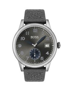 Hugo Boss Legacy Gents Fabric Leather Watch 1513683