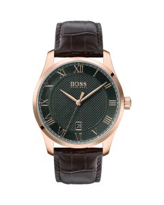 Hugo Boss Master Gents Leather Watch 1513740