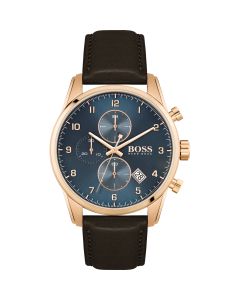 Hugo Boss Skymaster Chronograph Gents Leather Watch 1513783