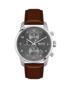 Hugo Boss Skymaster Chronograph Gents Leather Watch 1513787