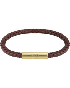 Hugo Boss Jewellery Braided Leather Gents Bracelet 1580151