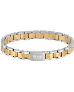 Hugo Boss Jewellery Essentials Two Tone Steel Gents Bracelet 1580195