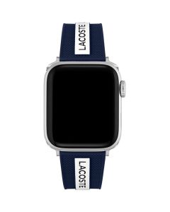 Lacoste Petit Pique 38/40mm Apple Compatible Silicone Two Tone Original Watch Strap 2050002