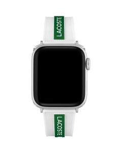 Lacoste Petit Pique 38/40mm Apple Compatible Silicone Two Tone Original Watch Strap 2050003