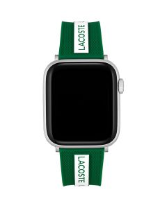 Lacoste Petit Pique 42/44mm Apple Compatible Silicone Two Tone Original Watch Strap 2050005