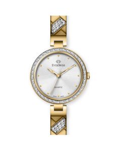 EverSwiss Stone-Set Ladies Bangle/Bracelet Watch 2810-LGS