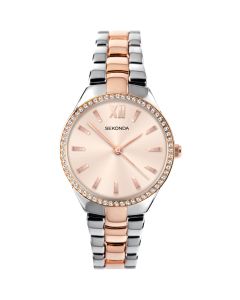 Sekonda Two Tone Ladies Bracelet Watch 2956