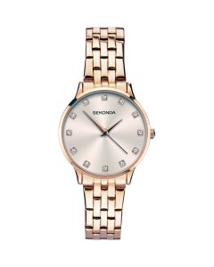 Sekonda Rose Gold Ladies Bracelet Watch 2961