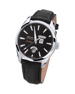 EPOS Passion 3405 Elegant Jumping Hour Gents Leather Watch 3405.672.20.15.25