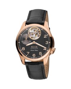 EPOS Passion 3434OH Limited Edition Modern Open Heart Gents Leather Watch 3434.183.24.34.25