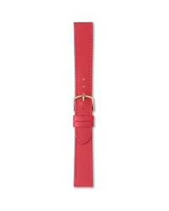 Leather Red Watch Strap Regular 20mm/18mm
