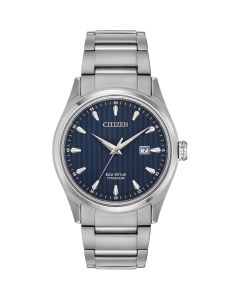 Citizen Eco-Drive Super Titanium Gents Bracelet Watch BM7360-82L