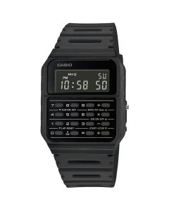 Casio Vintage Calculator Gents Resin/Rubber Watch CA-53WF-1BEF