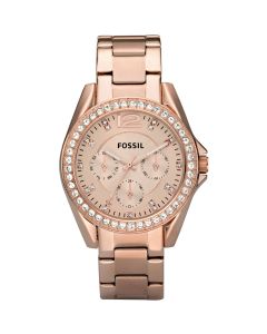 Fossil Riley Multifunction Crystals  Ladies Watch ES2811