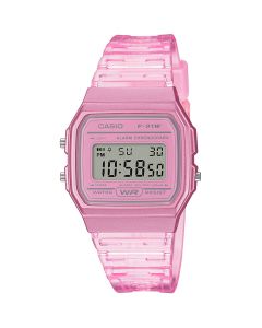 Casio Digital Ladies Resin/Rubber Watch F-91WS-4EF