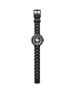 Flik Flak Black Color Shake Kids Rubber Watch FCSP004