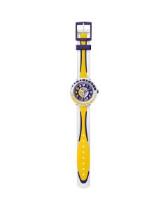 Flik Flak All Round Yellow & Purple Kids Rubber Watch FCSP010