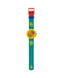 Flik Flak Pres-Cool Boy In Spring Green Kids Fabric Watch FPSP004