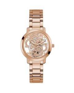 Guess Quattro Clear Ladies Bracelet Watch GW0300L3