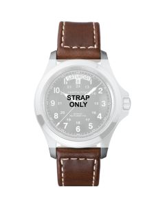 Hamilton Khaki Field Leather Brown Original Watch Strap H600704104