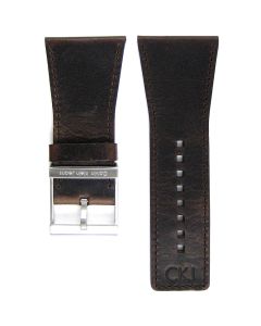 Calvin Klein CKJ Boundary Gent Leather Brown Original Watch Strap K42111.121