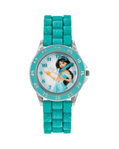 Disney Princess Jasmine Time Teacher Kids Silicone Watch PN9008